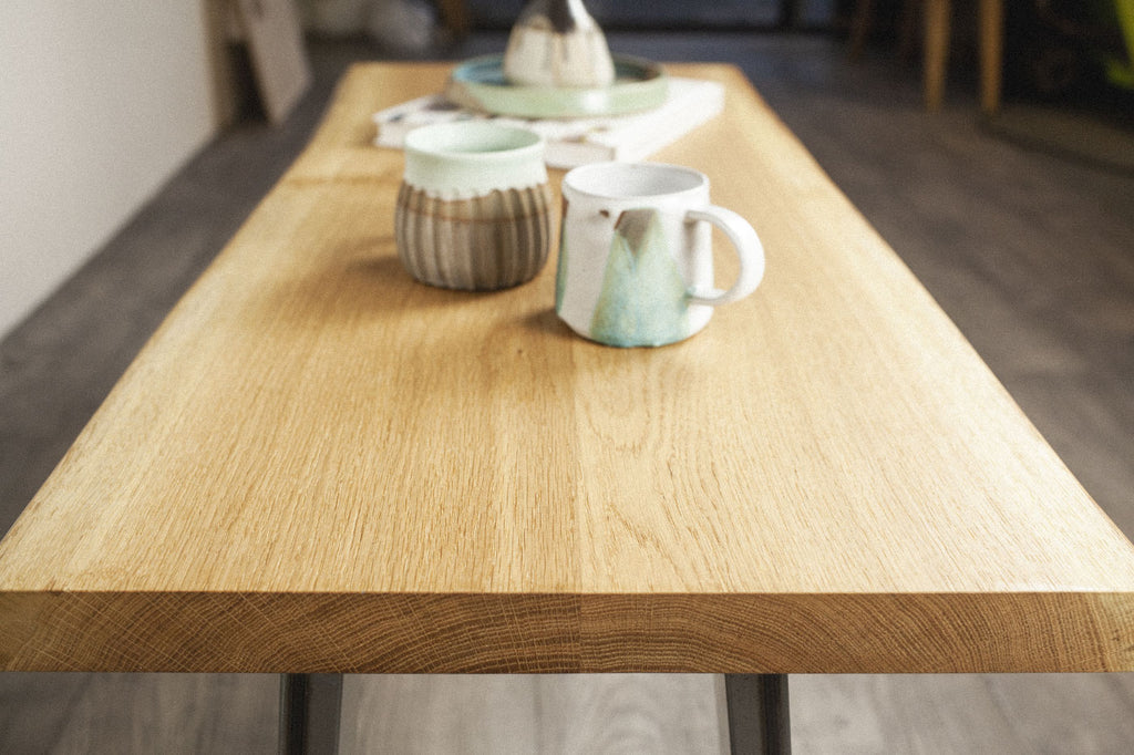 quater sawn oak table